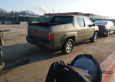 2007 Honda Ridgeline Rts из США, поврежденный, VIN 2HJYK16417H531030